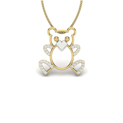 Avarta Jewellery Little Teddy Lab Grown Diamond Pendant