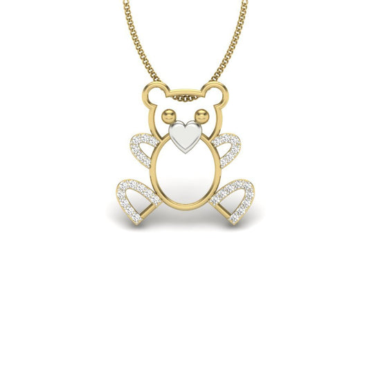 Avarta Jewellery Little Teddy Lab Grown Diamond Pendant