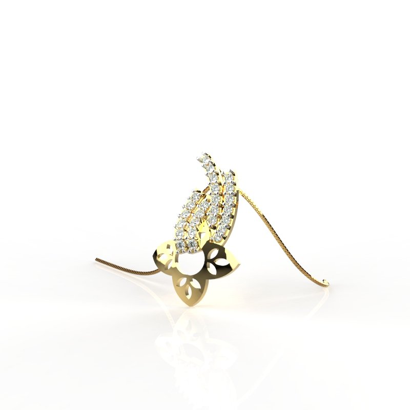 Avarta Jewellery 18k Gold Enchanting Pendant For Girls &amp; Women Main image