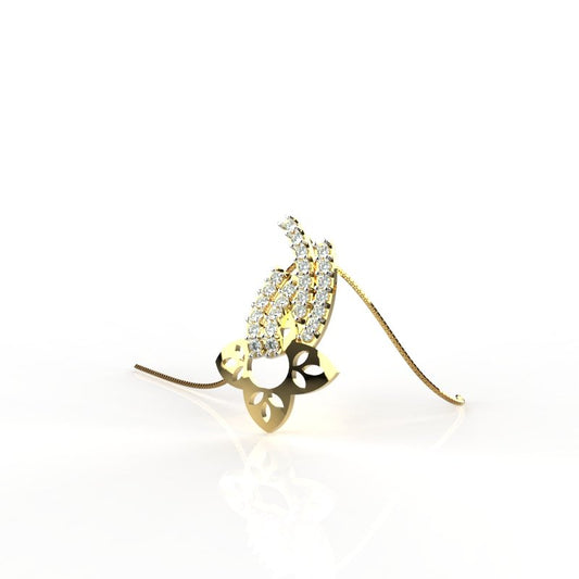 Avarta Jewellery 18k Gold Enchanting Pendant For Girls &amp; Women