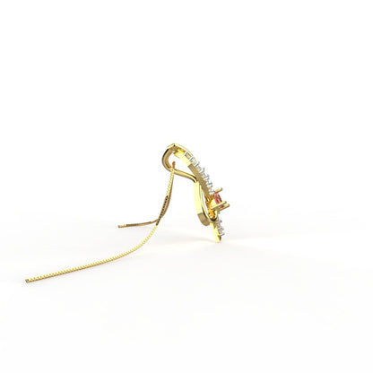 Avarta Jewellery 18k Gold Dazzling Pendant For Girls &amp; Women