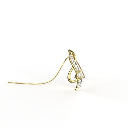 10K|14K|18K Gold Dainty Charismatic Pendant For Girls and Womens | Designer Pendant by Avarta