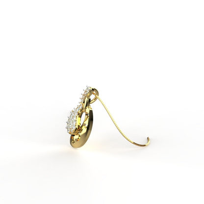 Avarta Jewellery 18k Gold Ravishing Pendant For Girls &amp; Women