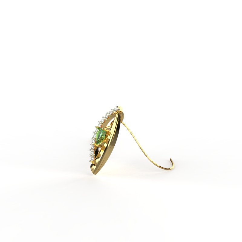 Avarta Jewellery 18k Gold Entice Pendant For Girls &amp; Women