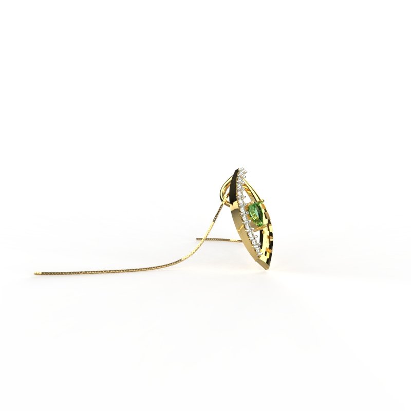 Avarta Jewellery 18k Gold Entice Pendant For Girls &amp; Women