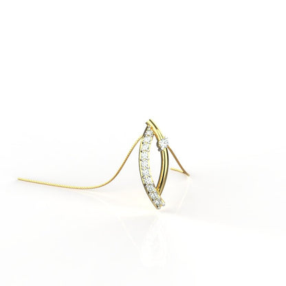 Avarta Jewellery 18k Gold Allure Pendant For Girls &amp; Women