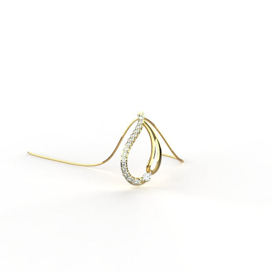 Avarta Jewellery 18k Gold Eminent Pendant For Girls &amp; Women