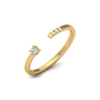 Avarta Jewellery 18K Gold Free Size Diamond Ring