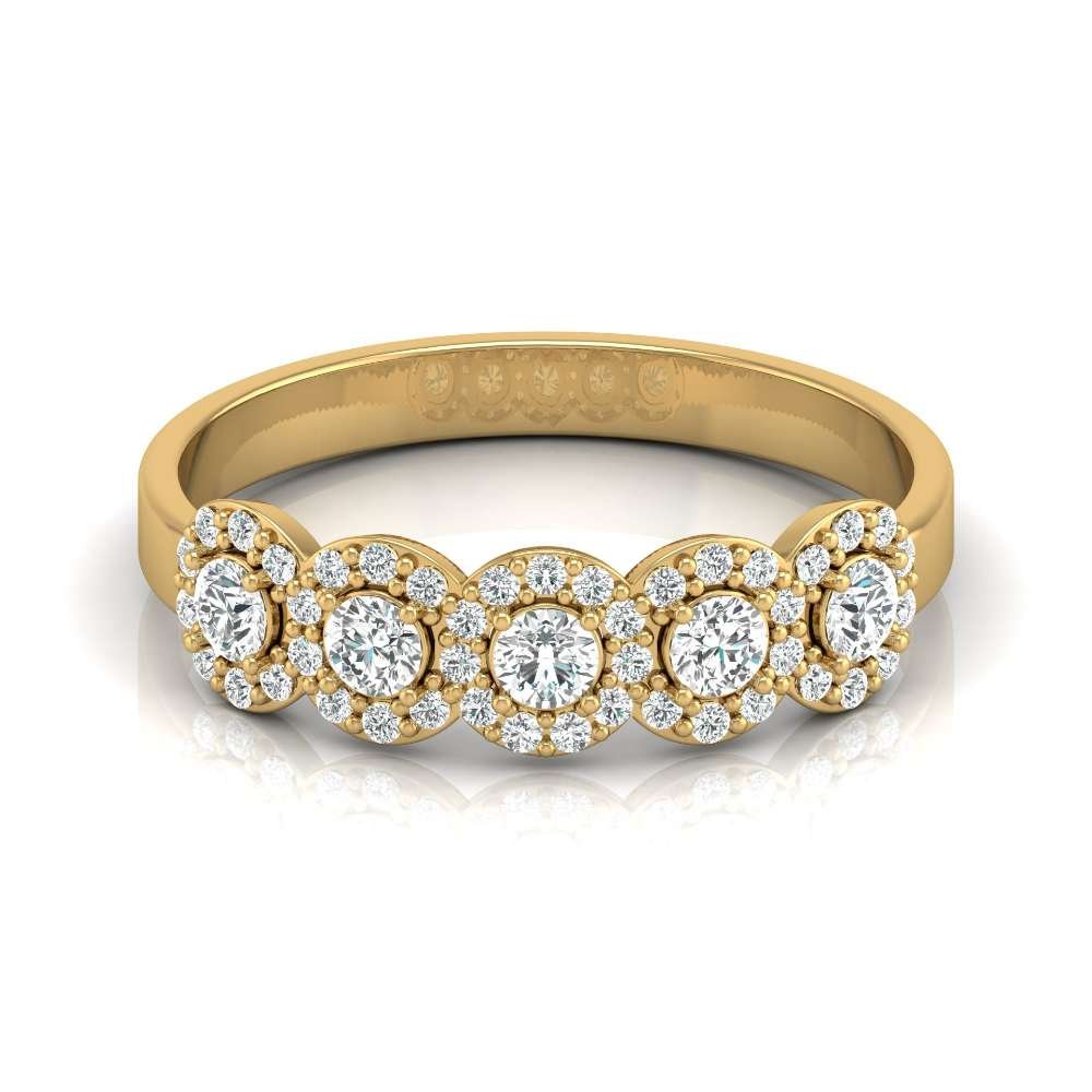 Avarta Jewellery 18K Gold Glim Diamond Ring