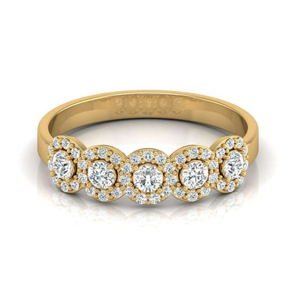 Avarta Jewellery 18K Gold Glim Diamond Ring