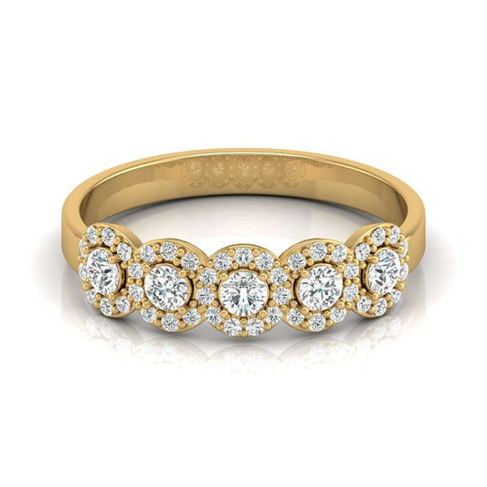 Avarta Jewellery 18K Gold Glim Diamond Ring