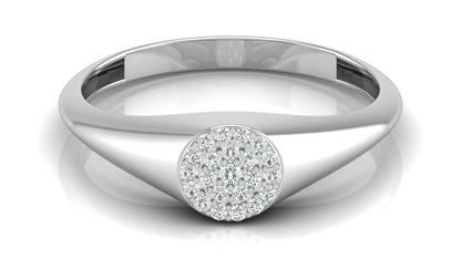 Cluster Diamond Ring in 9K | 14K | 18K BIS Hallmarked Yellow, Rose & White Gold with Certified Lab Grown Diamonds Handcrafted Designer Jewellery by Avarta