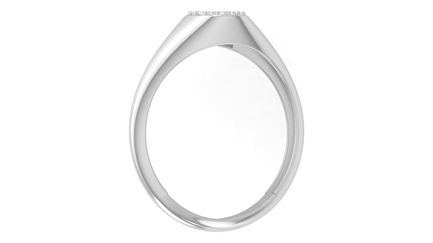 Cluster Diamond Ring in 9K | 14K | 18K BIS Hallmarked Yellow, Rose & White Gold with Certified Lab Grown Diamonds Handcrafted Designer Jewellery by Avarta