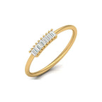 Avarta Jewellery 18K Gold Baguette Diamond Ring