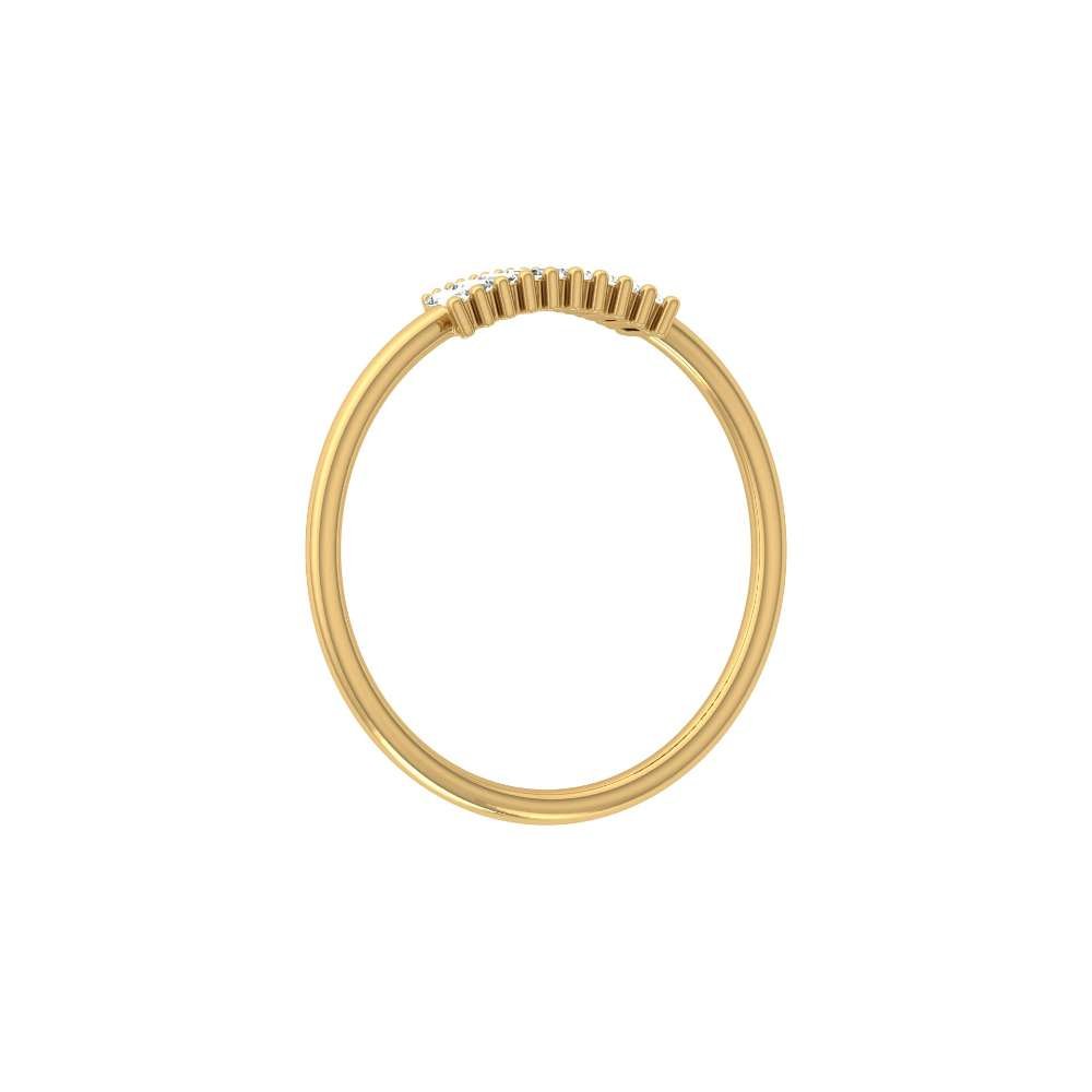 Avarta Jewellery 18K Gold Baguette Diamond Ring