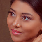 Avarta 18k Yellow Gold Certified 0.10 Carat Solitaire Diamond Nosepin For Girls &amp; Women