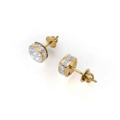 1.50 Ct Each Cushion Cut Diamond Studs That Scream Expensive But Won’t Break the Bank | 9K/14K/18K Gold Lab Grown Diamond Earrings