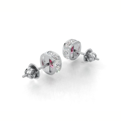 Too Red, Too Pretty, Too Dangerous | Natural Ruby & White Gold Earrings in 9K/14K/18K by Avarta Jewellery