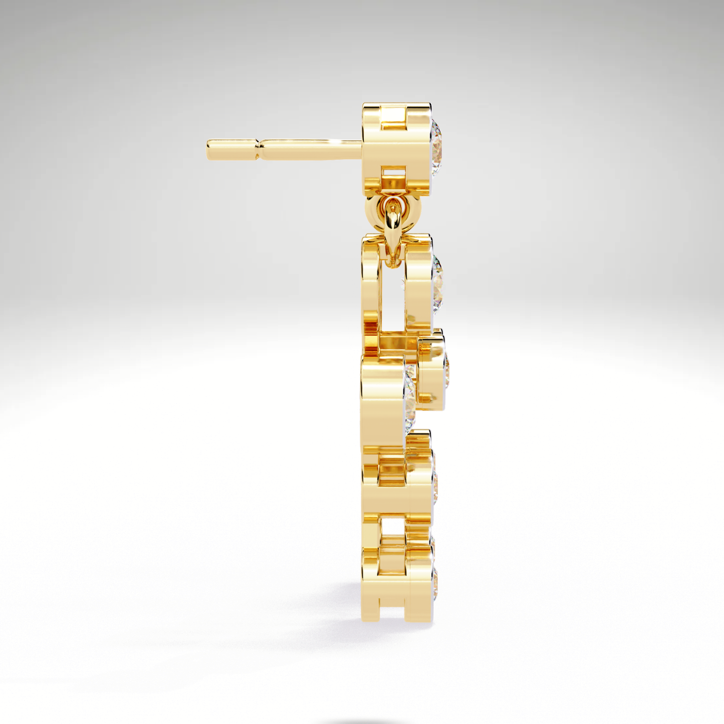 Celestial Cascade Lab Grown Diamond Earrings | Luxury Statement Jewelry by Avarta