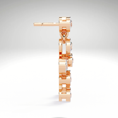 Celestial Cascade Lab Grown Diamond Earrings | Luxury Statement Jewelry by Avarta