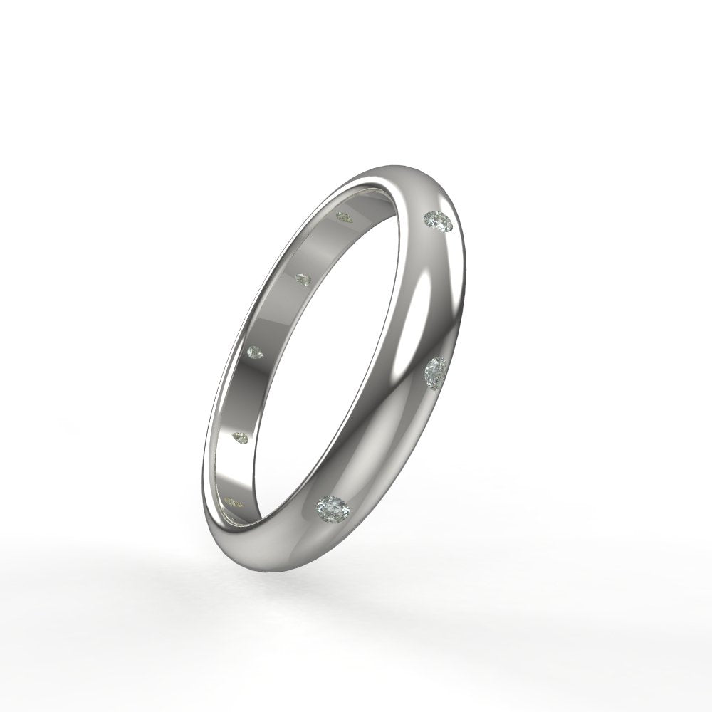 Modern Unisex 18K Gold Plated Challa Ring Band with American Diamonds – Everyday Glamour Jewelry