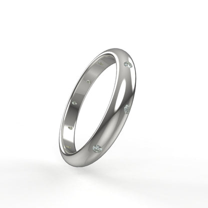 Modern Unisex 18K Gold Plated Challa Ring Band with American Diamonds – Everyday Glamour Jewelry