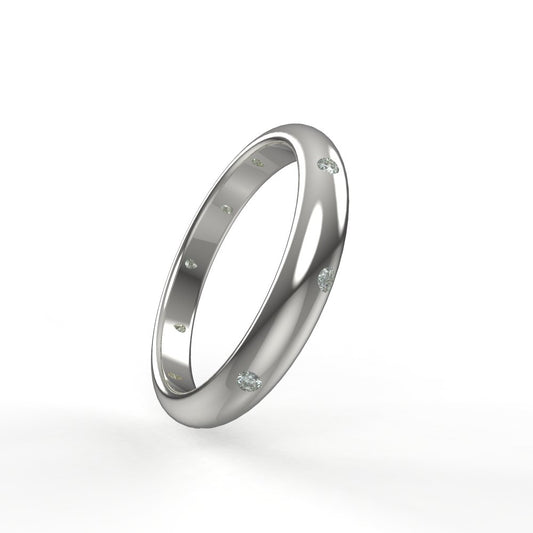 Modern Unisex 18K Gold Plated Challa Ring Band with American Diamonds – Everyday Glamour Jewelry