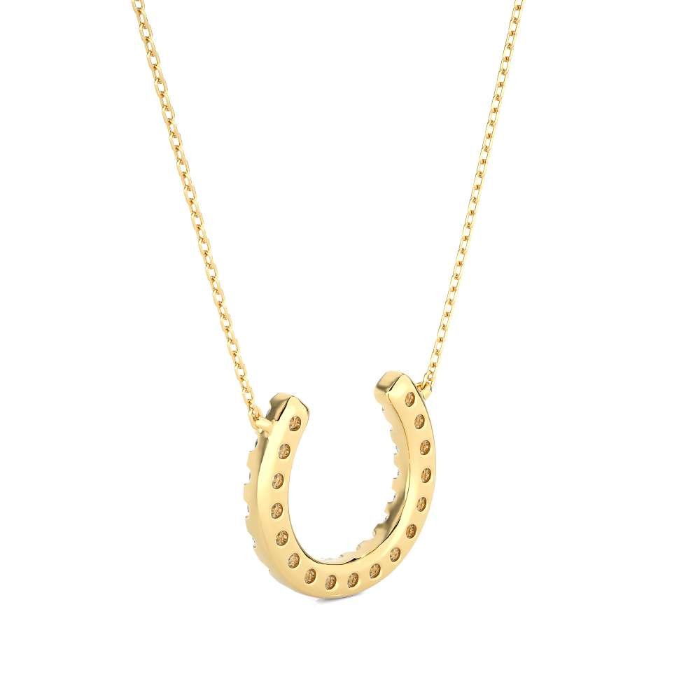Avarta Jewellery 18k Gold Horseshoe Diamond Pendant
