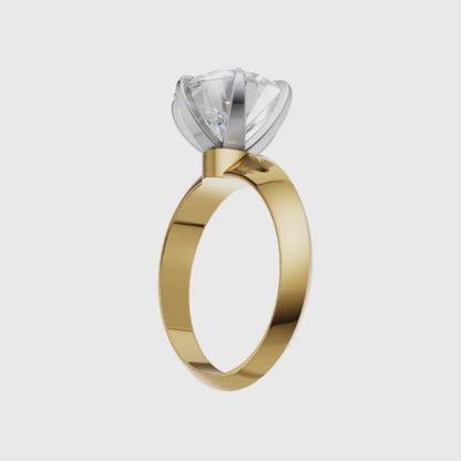Avarta 5 Carat Solitaire Diamond Ring in Lab Grown Diamond Ring