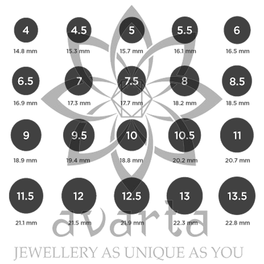 Avarta Jewellery 18K Gold Diamond Half Eternity Ring