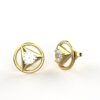 18K Gold 80 Cents Each Solitaire