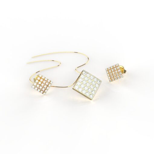 Avarta Jewellery 18k Gold Fizzing Pendant Set