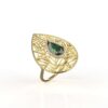 Gold Emerald Diamond Ring
