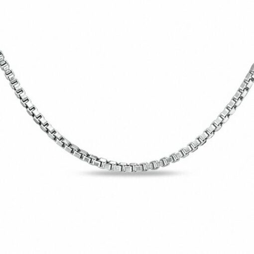 Avarta Sterling Silver Box Chain 18 Inch 1.5 mm Thick