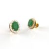 Natural Emerald Stud Earrings