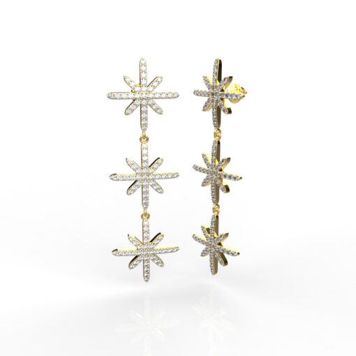 Sterling Silver Star Earrings