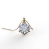 2 Carat Moissanite Solitaire Pendant