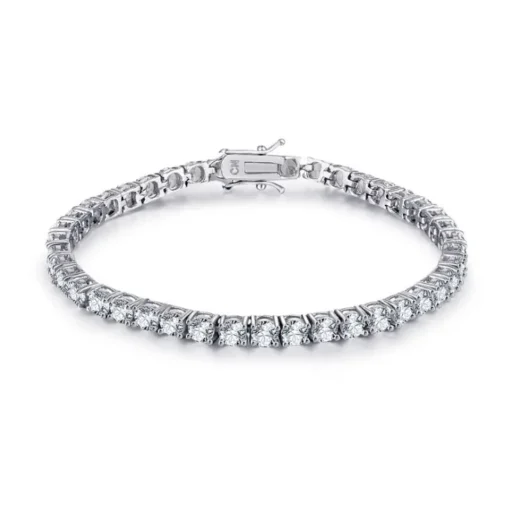 Avarta Jewellery 92.5 Sterling Silver 50 Cents Each Tennis Bracelet for Girls & Women