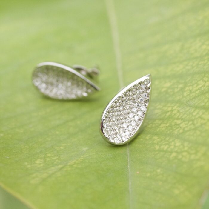 Avarta Jewellery 925 Sterling Silver Stud Earring With Cubic Zirconia For Women & Girls - Image 5