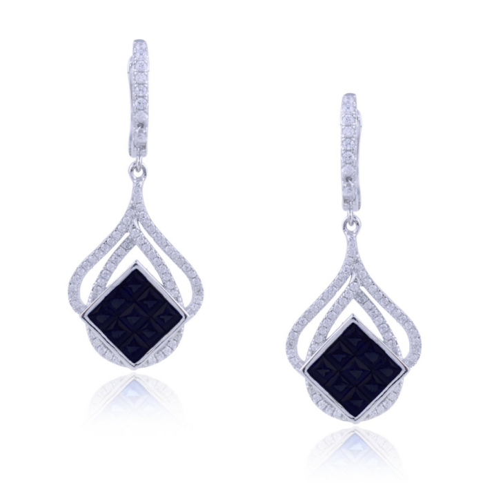 Avarta Jewellery Sterling Silver Black Pendant Set With Chain - Image 4