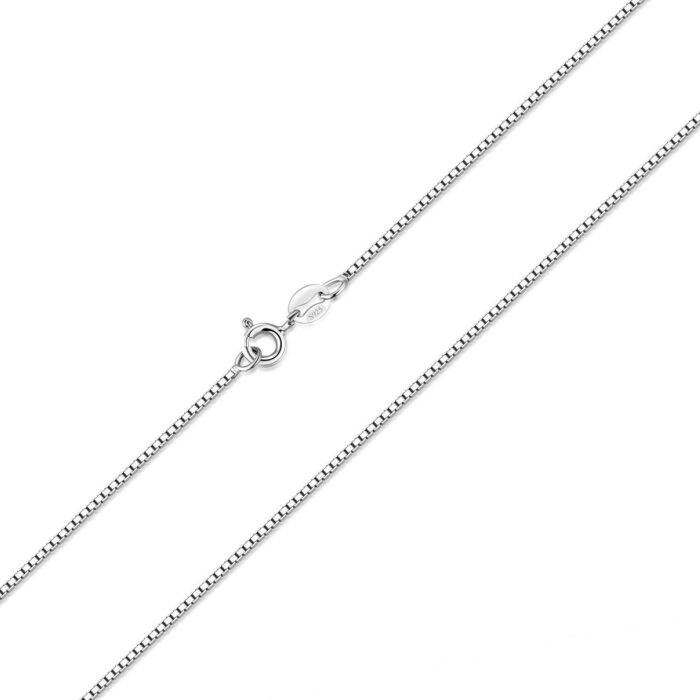 Avarta Sterling Silver 2.50 Carat Solitaire XO Pendant With Chain - Image 5