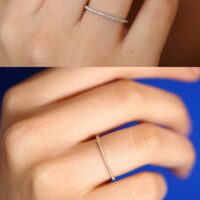 Avarta Jewellery 18K Gold Diamond Half Eternity Ring - Image 6
