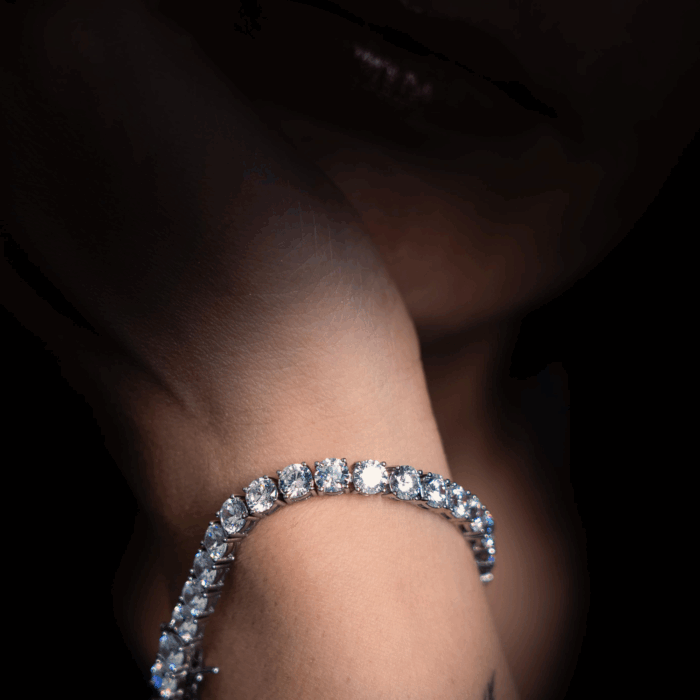 Avarta Jewellery 92.5 Sterling Silver 50 Cents Each Tennis Bracelet for Girls & Women - Image 6