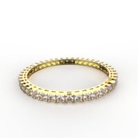 Avarta Jewellery 92.5 Sterling Silver 50 Cents Diamond Bangle - Single Pcs - Image 3