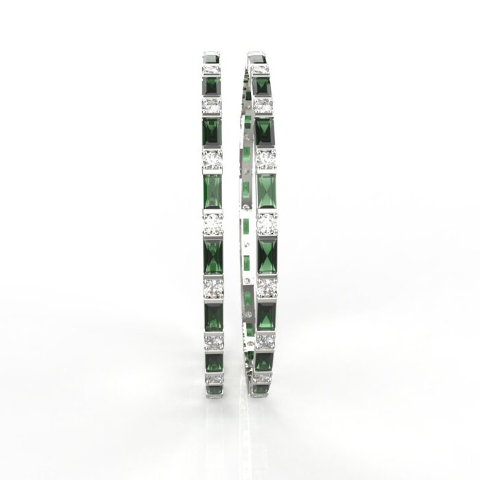 Avarta Jewellery Gold Diamond Gemstone Bangle - Image 2