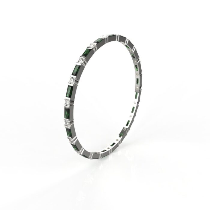 Avarta Jewellery Gold Diamond Gemstone Bangle - Image 5