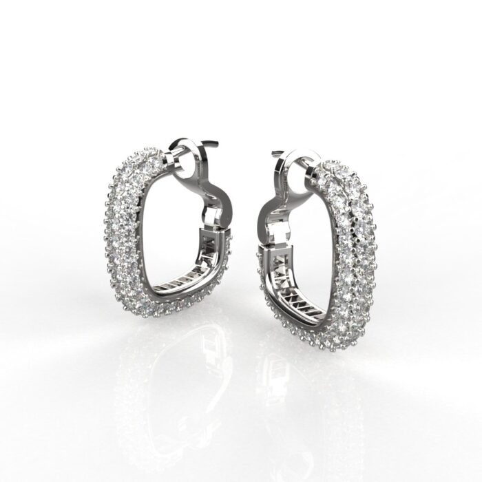 Avarta Sterling Silver Bali Earrings For Girls & Women