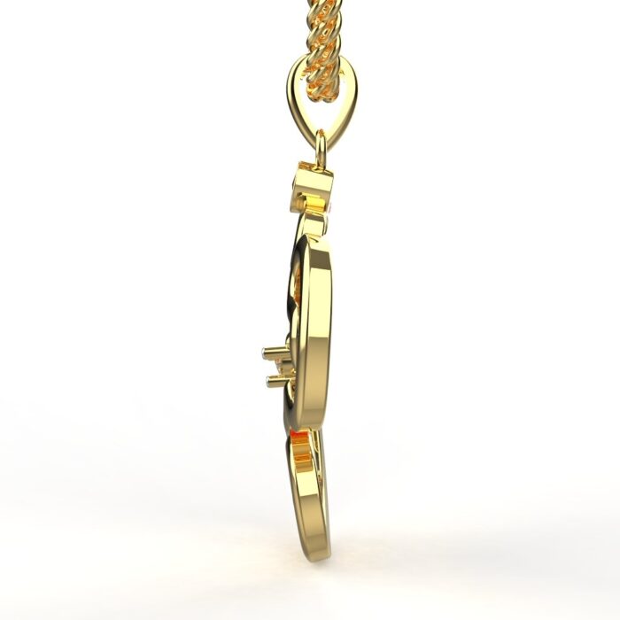 Avarta 18k Gold Diamond Ganesh Pendant - Image 2