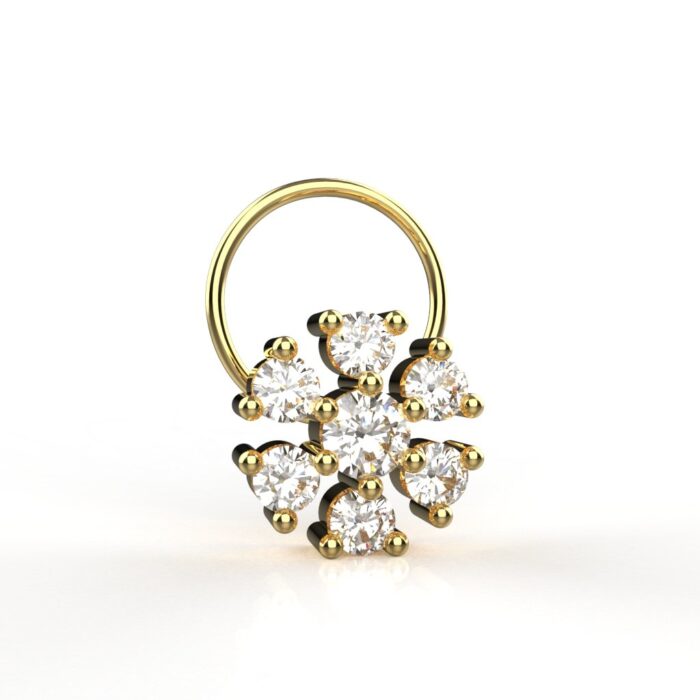 Avarta 18k Gold Nosepin For Girls & Women