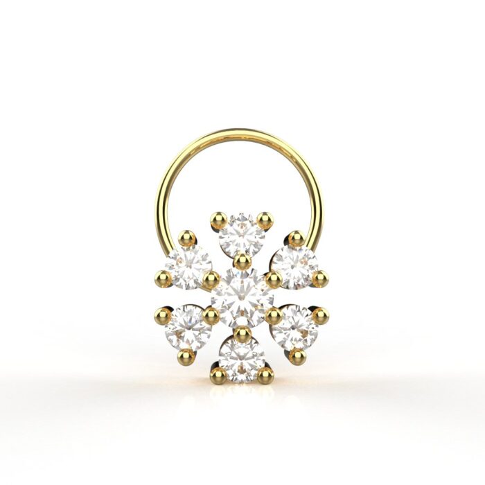 Avarta 18k Gold Nosepin For Girls & Women - Image 2